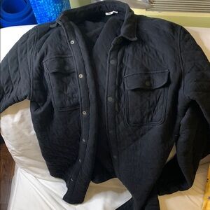 tentree Black Shirt Jacket